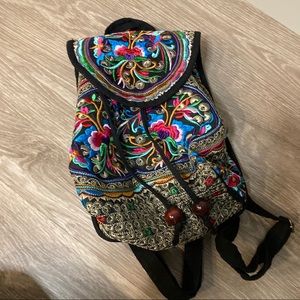 Embroidered Backpack